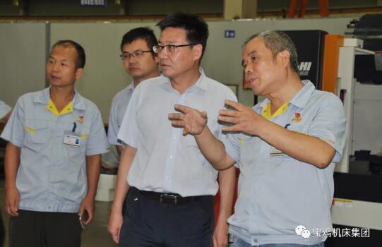 寶雞石油機械有限責任公司總經理助理秦強訪問寶雞機床集團 寶雞石油機械有限責任公司總經理助理秦強訪問寶雞機床集團
