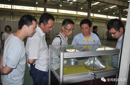 寶雞石油機械有限責任公司總經理助理秦強訪問寶雞機床集團 寶雞石油機械有限責任公司總經理助理秦強訪問寶雞機床集團