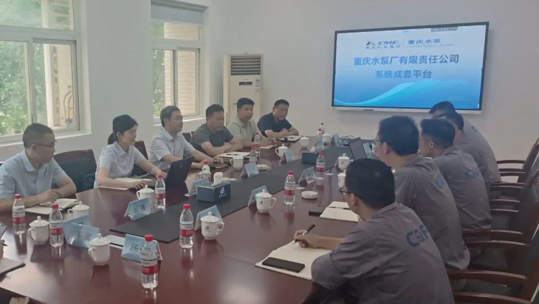 機電股份副總經理秦少波帶隊到重慶水泵系統成套平臺調研指導工作 機電股份副總經理秦少波帶隊到重慶水泵系統成套平臺調研指導工作