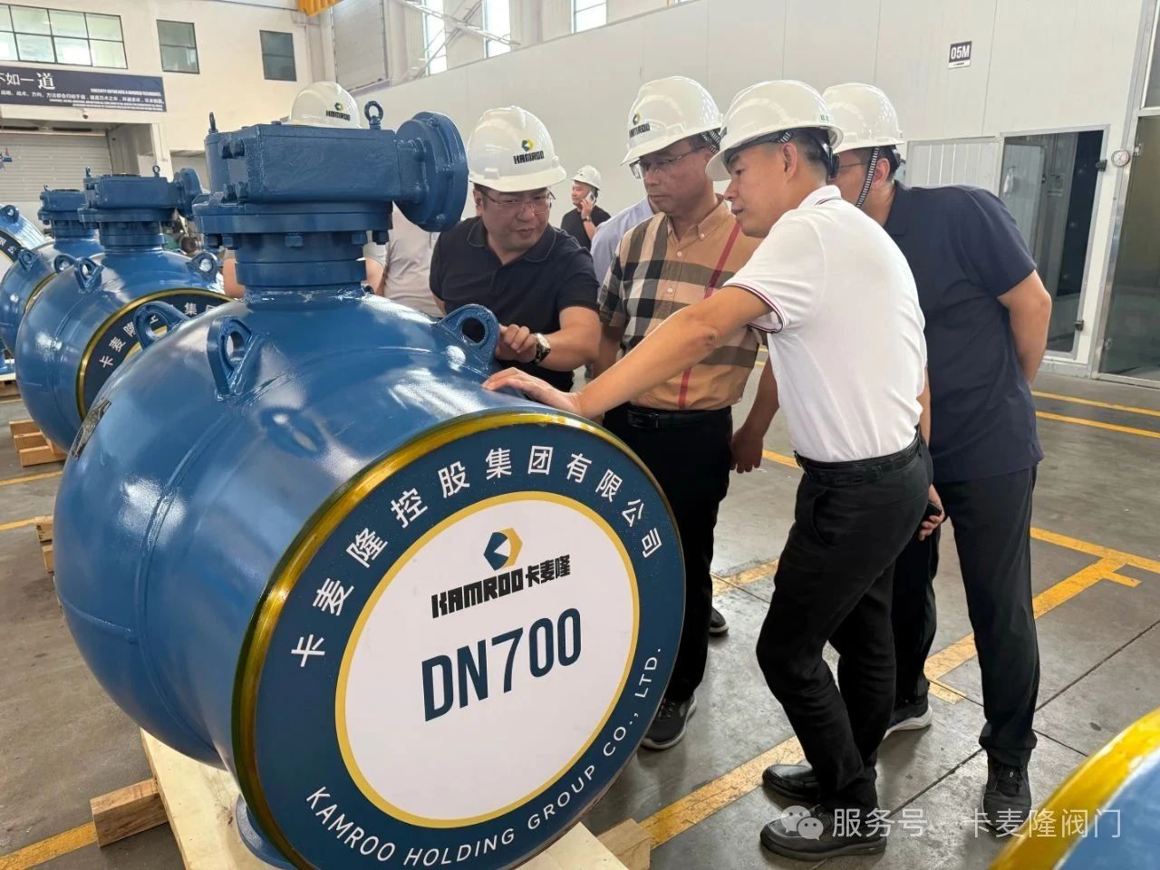溫州市縣領導蒞臨卡麥隆閥門參觀指導工作 溫州市縣領導蒞臨卡麥隆閥門參觀指導工作